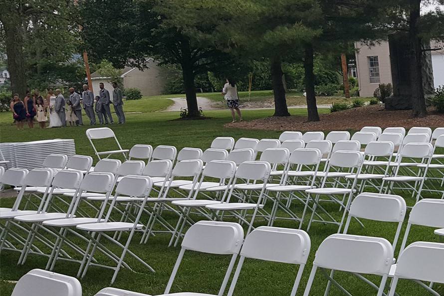 Chairs setup