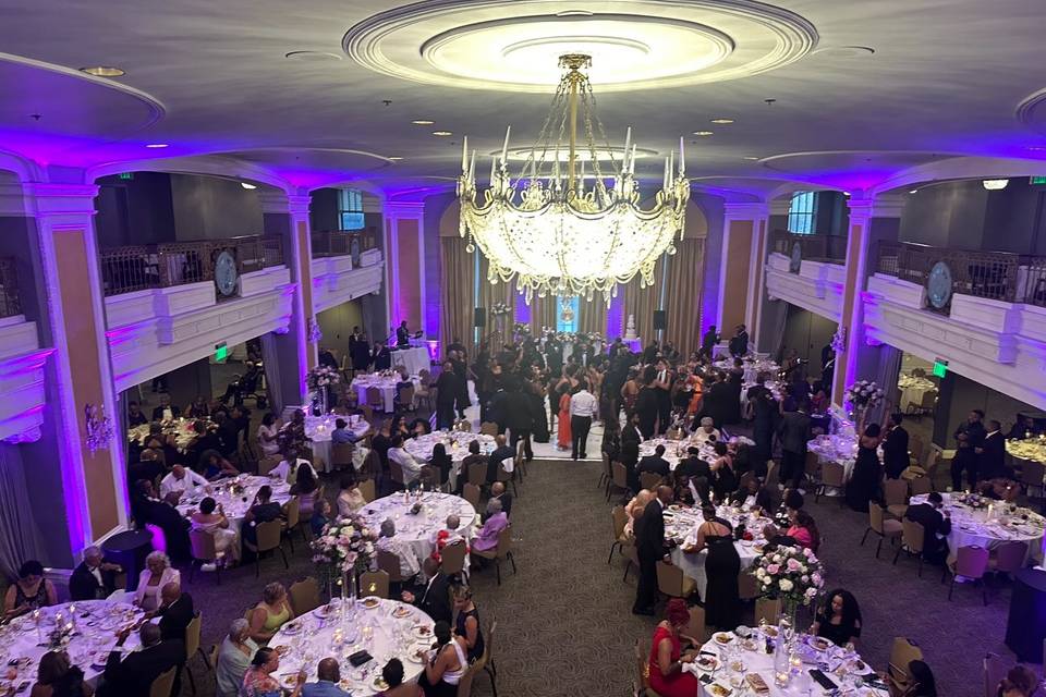 Uplighting ballroom