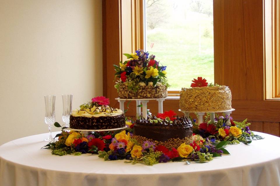 Dessert table.