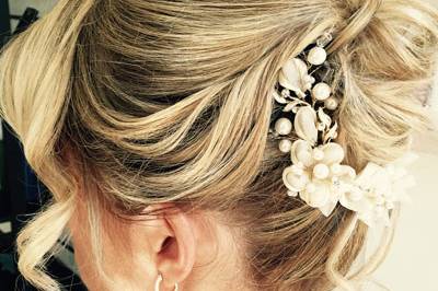 Floral notes on updo
