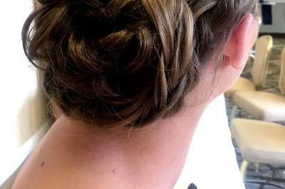 Bridal updo