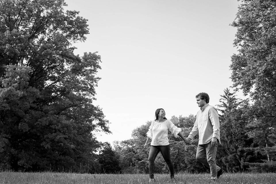 Walking through the Park