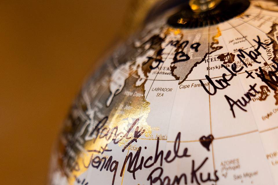 Guest Book Globe