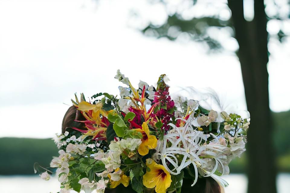 Flower girl flower crown