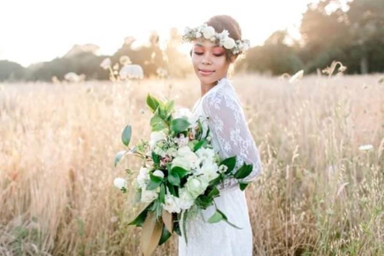 Bride at the meadows