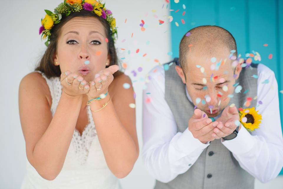 Bride and groom