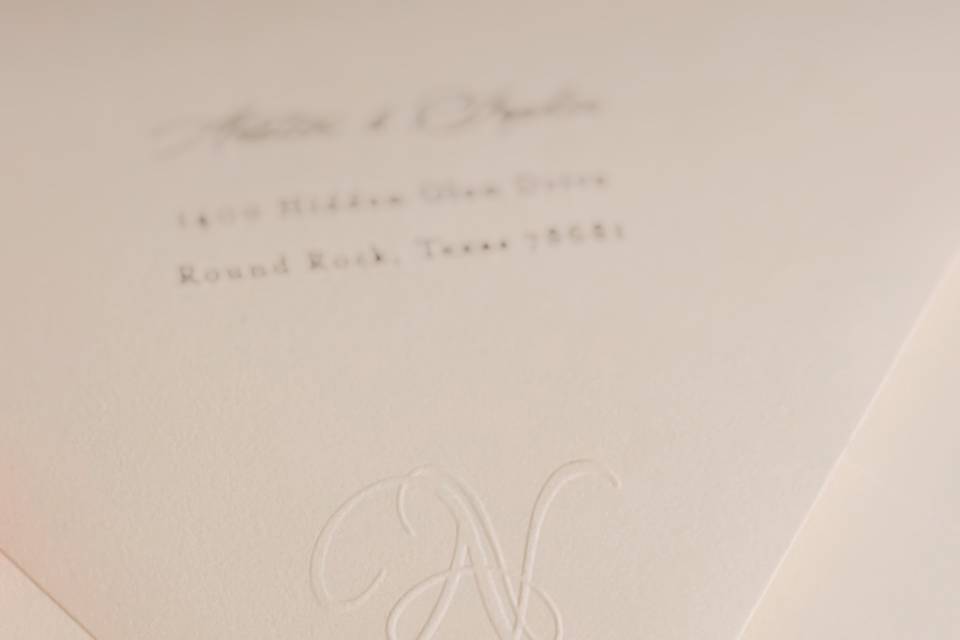 Embossed Envelope