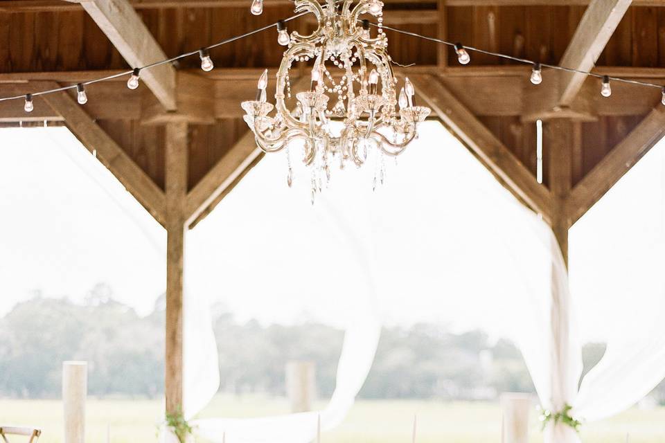 Wedding plate setup