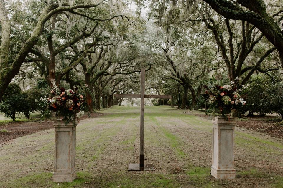 Lovely Setup at Boone Hall