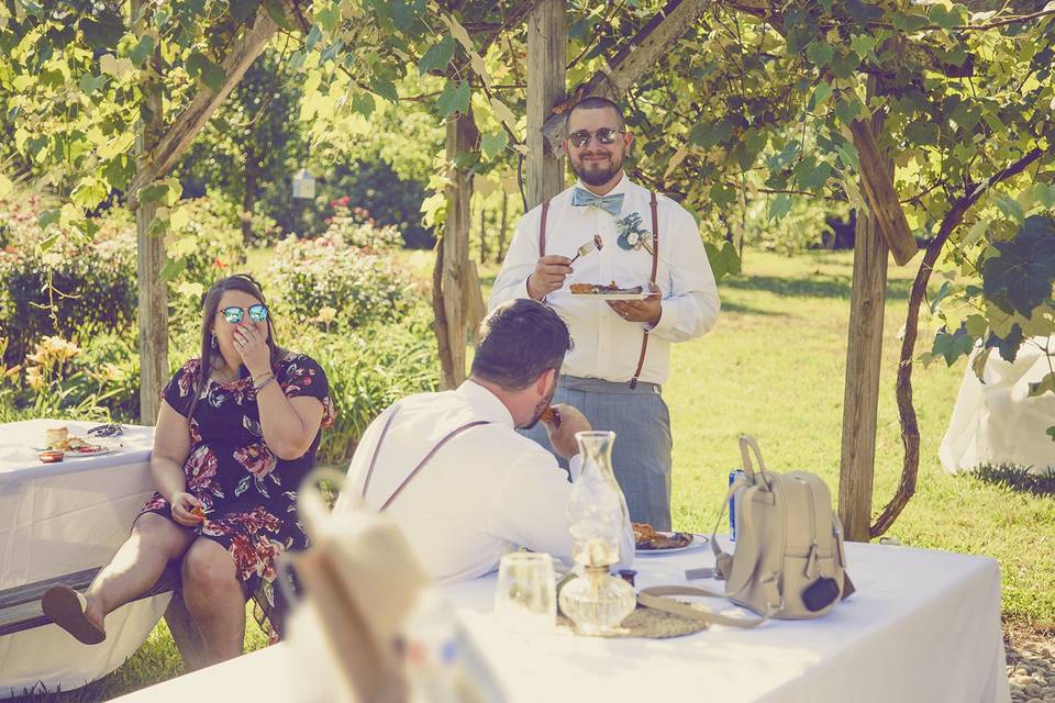 Reception at the Rose Garden