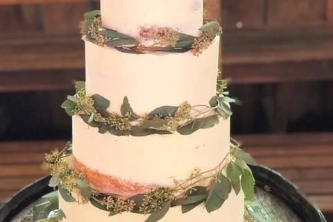 Greenery cake