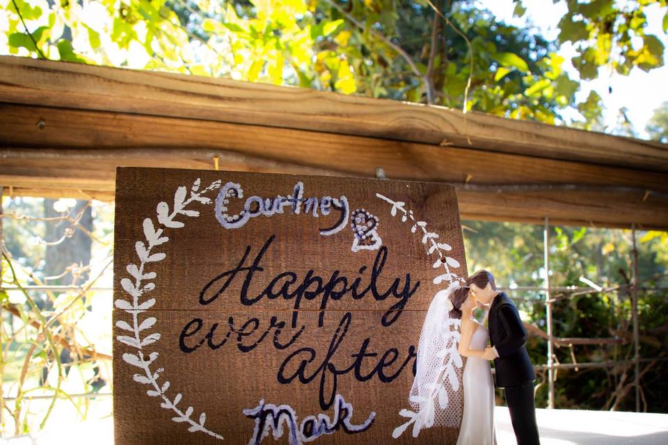 Wedding sign