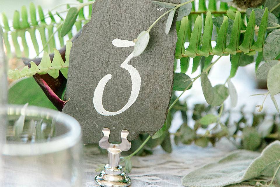 Table number | K. Lenox Photography