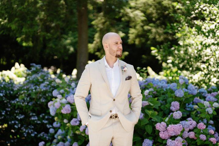 Groom portrait