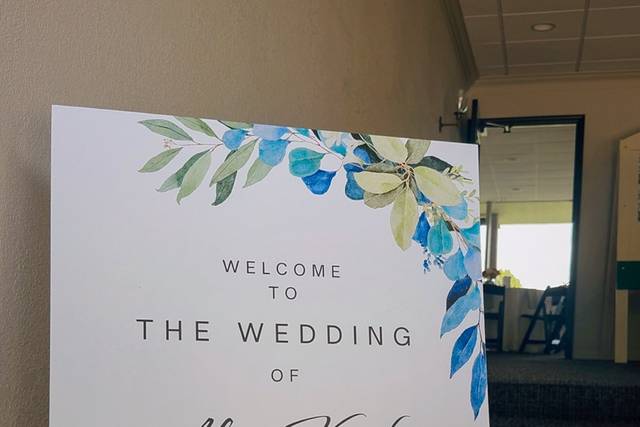 Welcome sign