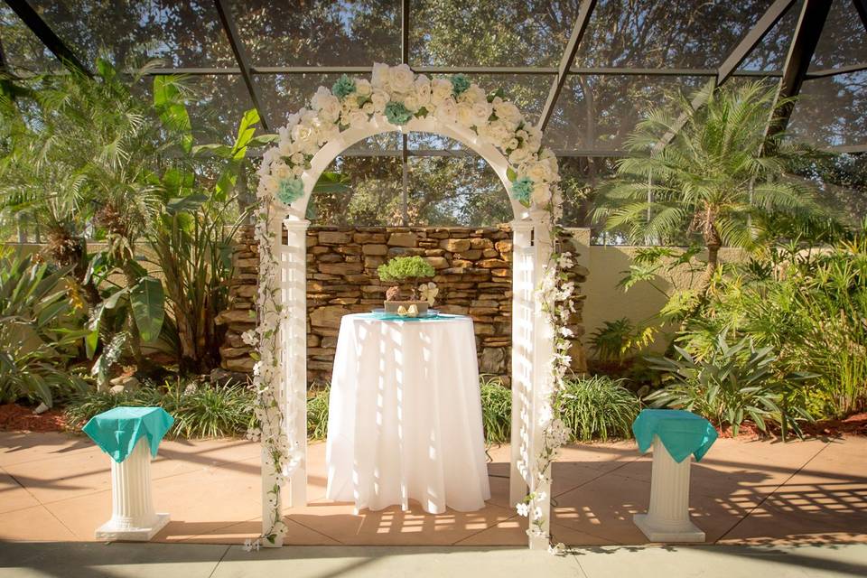 Ceremony setup - Encore Visuals