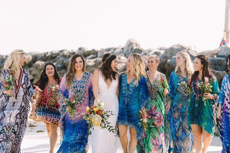 Private beach wedding Marathon