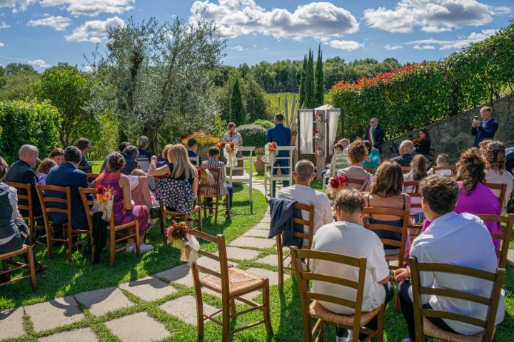 Ceremony in the garden