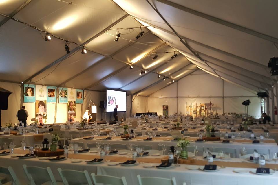 Tent lighting package