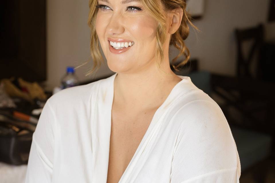 Natural Bridal look