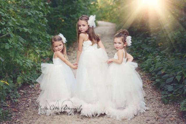 Designer flower girl clearance dresses