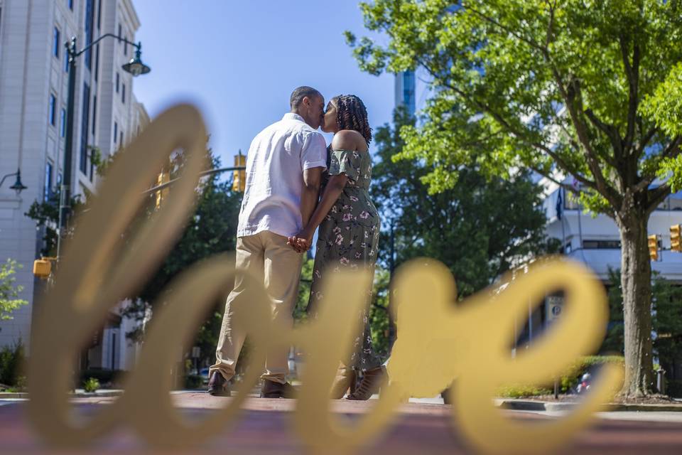 Engagement portrait