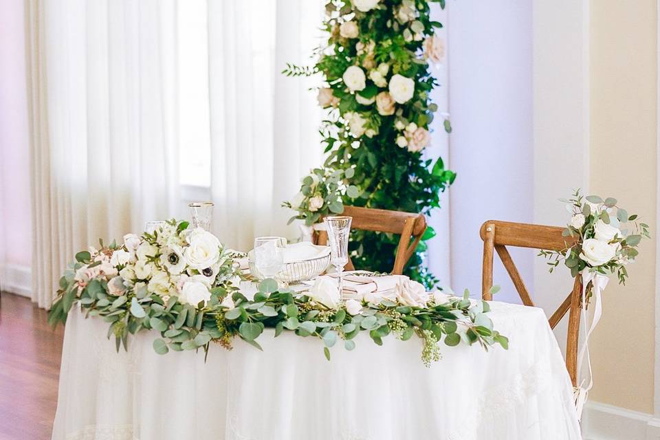 Sweetheart table