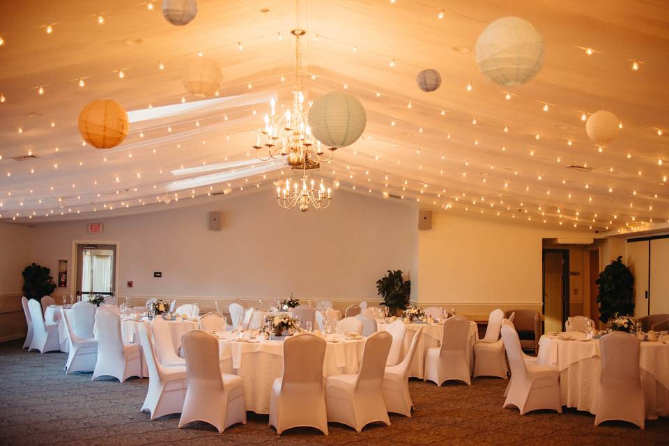 Ballroom with Chair Covers