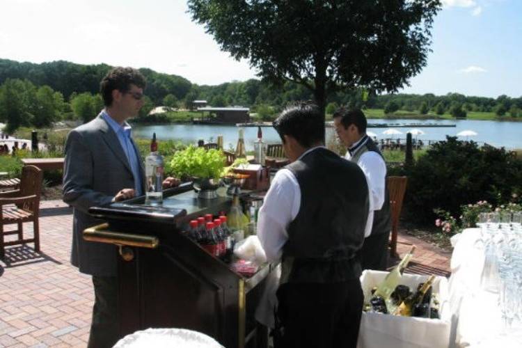 Outdoor Bar overlooking South Bay