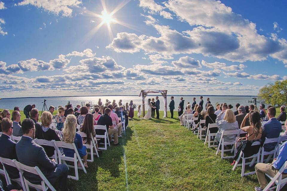 Waterfront ceremony