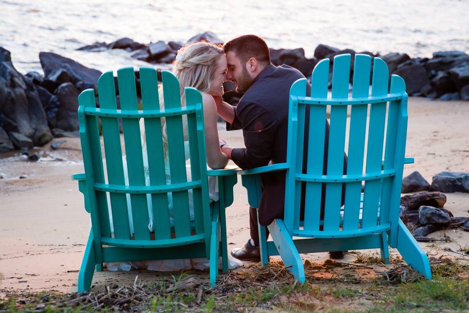 Private moment on the Beach