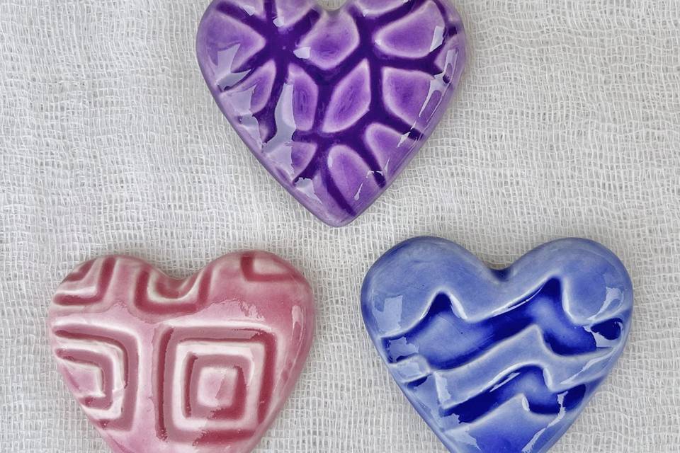 Bubblegum, Wisteria, Sapphire