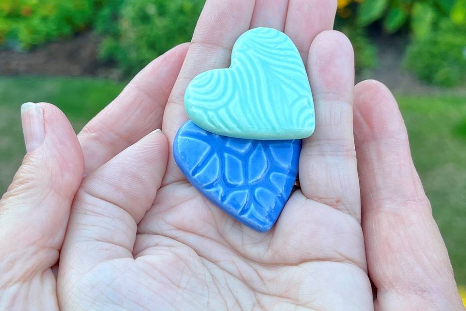 Cornflower and Canton Jade