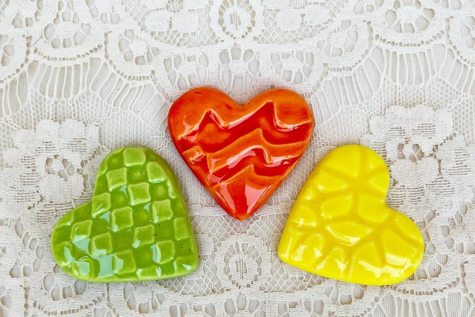 Pistachio, Orange, Yellow