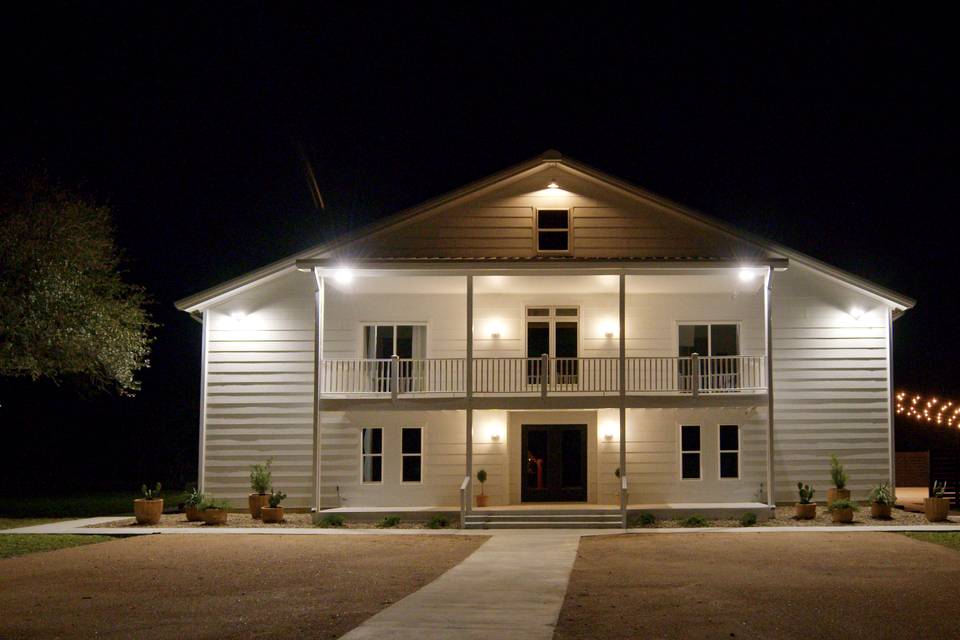 Front Exterior, Night Shot