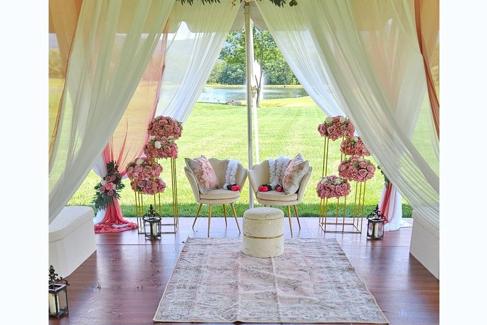 Mandap at Gordon Springs Farm
