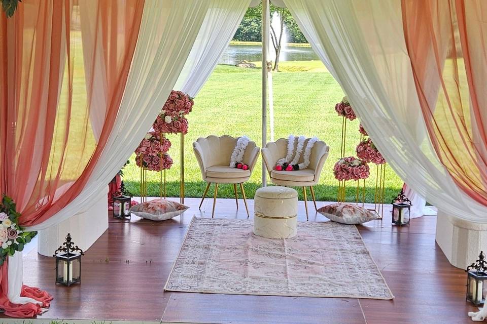 Mandap at Gordon Springs Farm