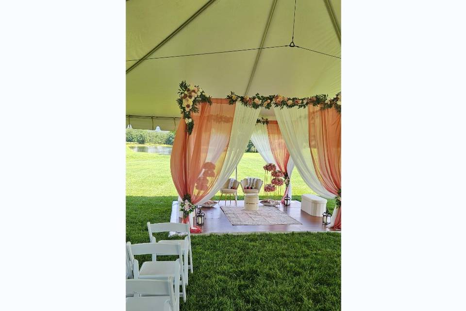 Mandap at Gordon Springs Farm