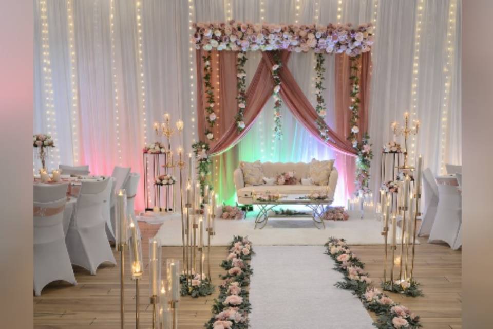 Soft Dusty Rose Wedding