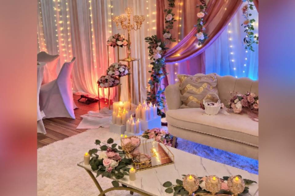 Soft Dusty Rose Wedding