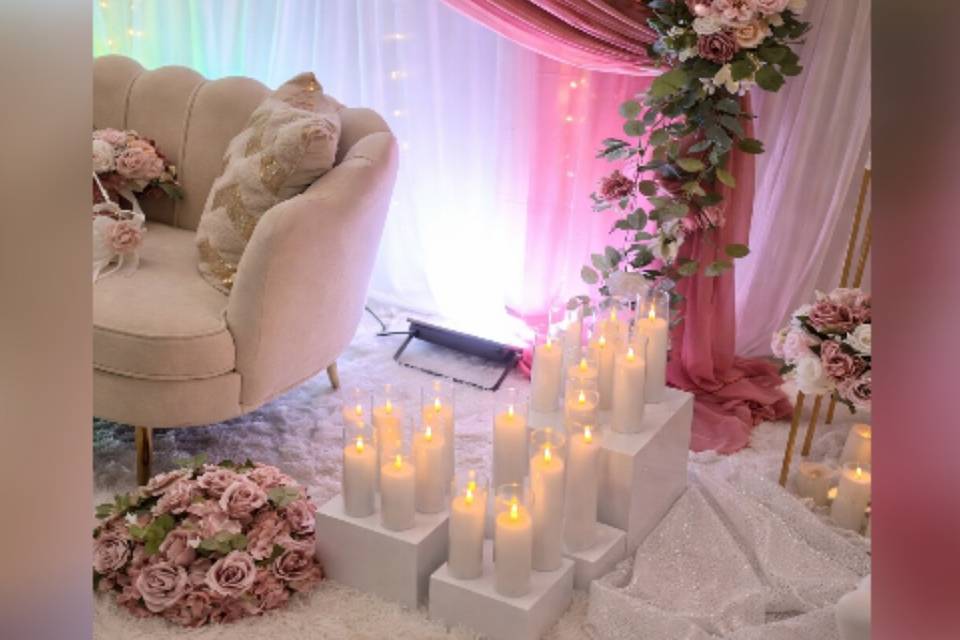 Soft Dusty Rose Wedding