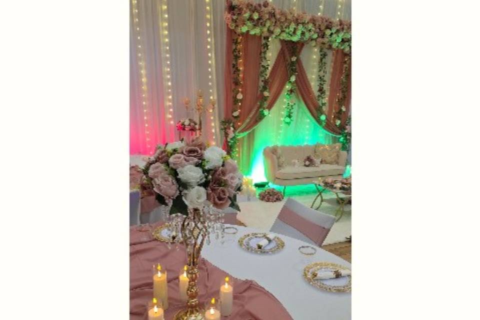 Soft Dusty Rose Wedding