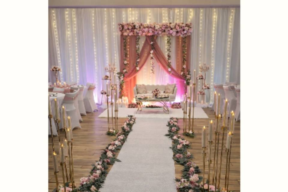 Soft Dusty Rose Wedding