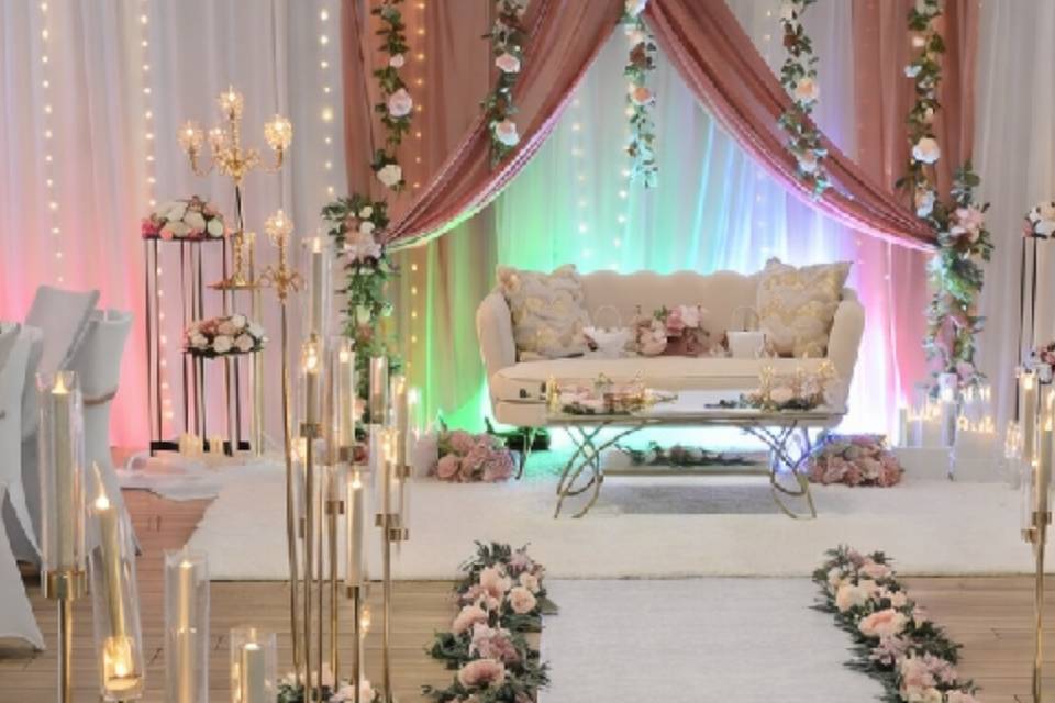 Soft Dusty Rose Wedding