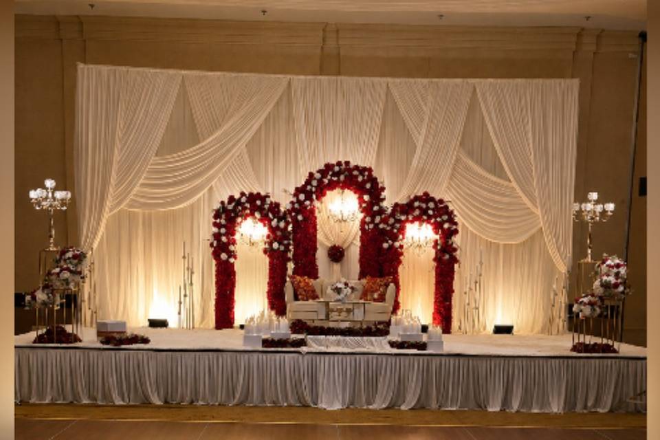 Wedding Setup at Hilton Dulles