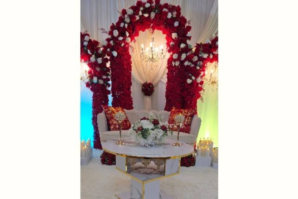 Wedding Setup at Hilton Dulles