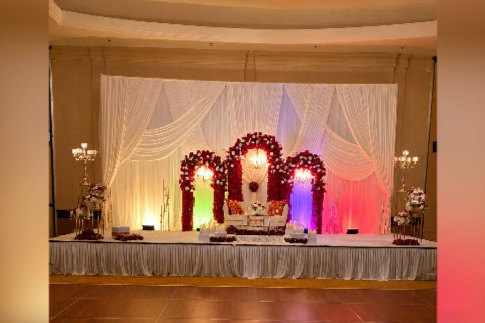 Wedding Setup at Hilton Dulles