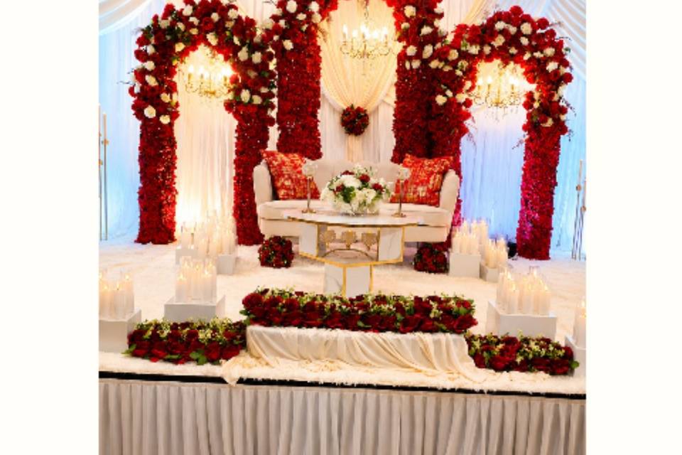Wedding Setup at Hilton Dulles
