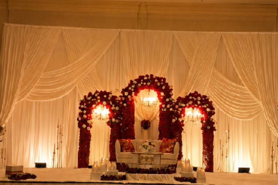 Wedding Setup at Hilton Dulles