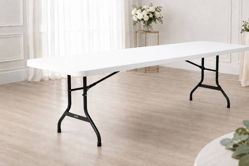 Eight foot table